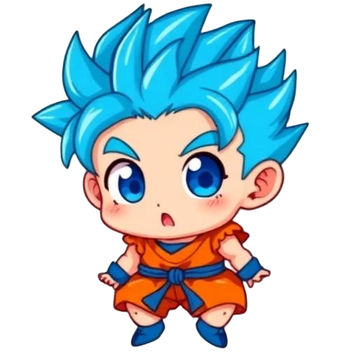 Super Saiyan Blue chibi