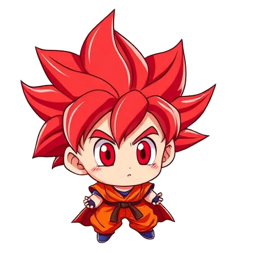 Super Saiyan God chibi